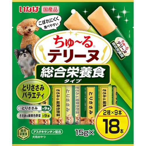 いなば ちゅ~るテリーヌ 総合栄養食タイプ とりささみバラエティ 15g×18本のサムネイル