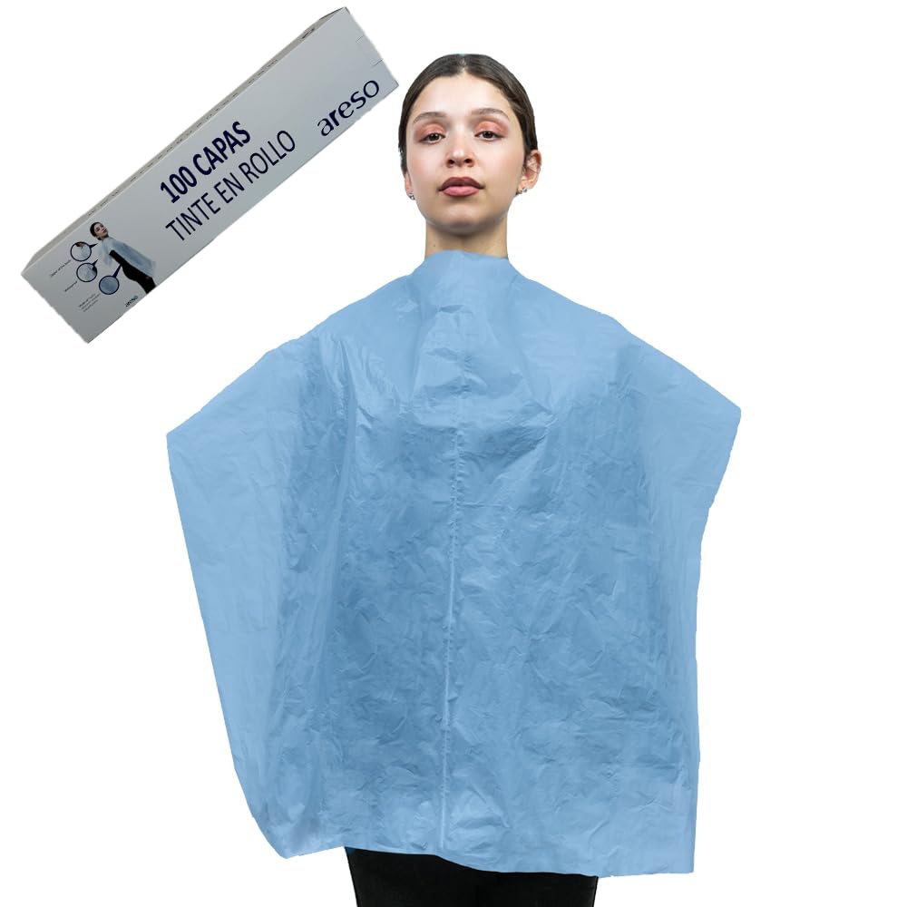 Areso Capa Peluqueria 1000 UDS Tinte - Capa Tintes De Peluqueria Profesional - Capas Desechables Peluqueria - Capa Cortar Pelo - Capa Barbero Tintes - Capas De Tinte Desechables