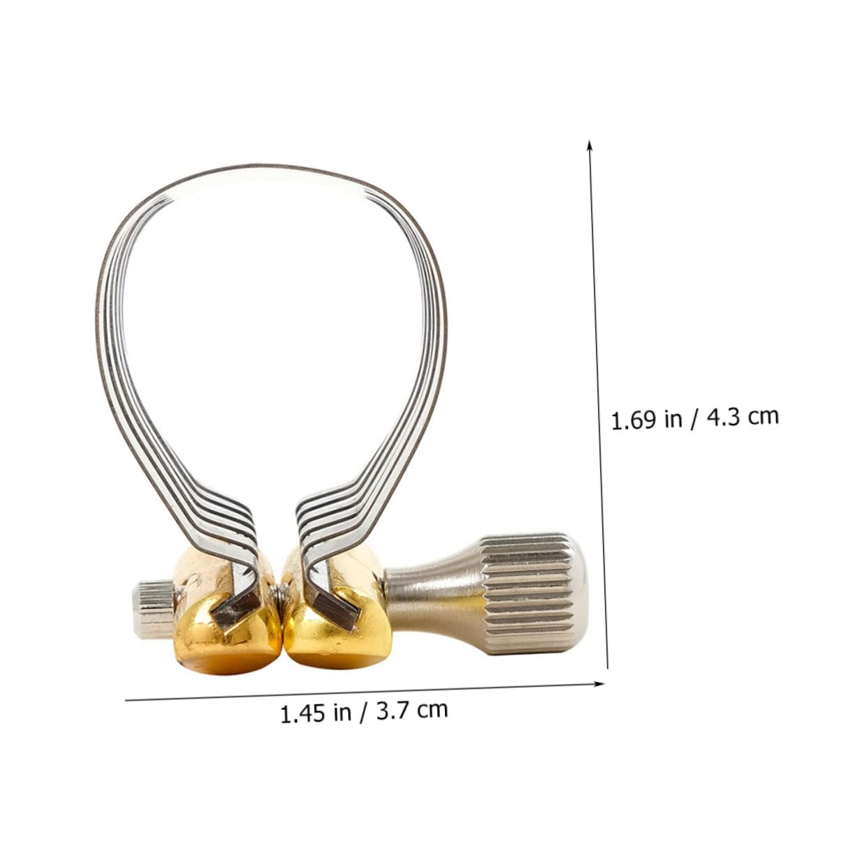 ibasenice 3pcs Professional Saxophone Reed Clip Small Light Easy to Carry Made of Durable Metal