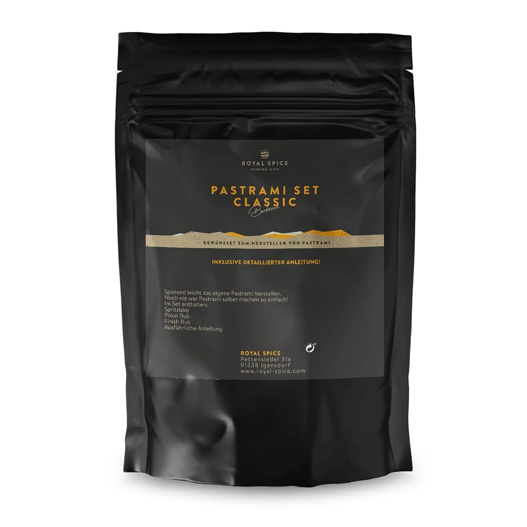 Royal Spice Pastrami Set Classic NY Style - 4kg für bis zu 40 Kg Fleisch !