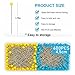 600 PCS Straight Pins,1.75IN Quilting Pins Long,Yellow and Blue Glass Head Sewing Pins for Fabric,Stainless Steel Dressmaker for Sewing, Crafts, Jewelry Making, DIY