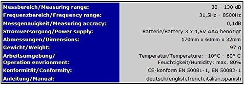 Sonomètre décibelmètre SP5 pour mesure de bruit précise - 2