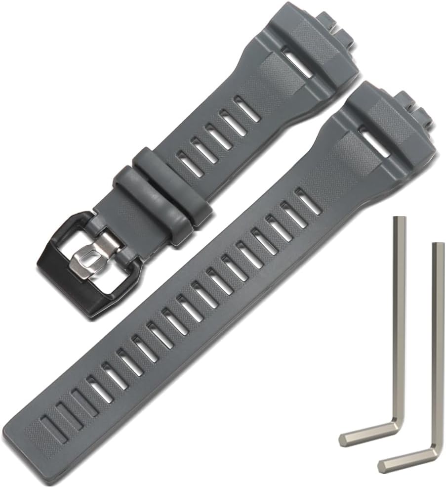Resin Strap compatible with Casio Men's GBD200 Square GBD200UU-9 GBD-200-1JF GBD200-9 Watch Band Waterproof Bracelet