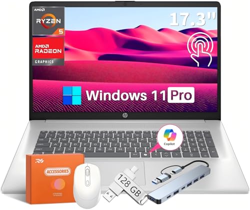 HP 2025 17C`m[gp\R 17.3C` ^b`XN[HD+fBXvCACopilot AIAAMD Ryzen 5 7430U 6RAA64GB RAMA2TB SSDAWi-Fi 6AWindows 11 ProAOfficeU