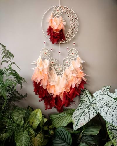 Atrapasueños de 7 anillos para salón de estilo bohemio y terrazas cubiertas