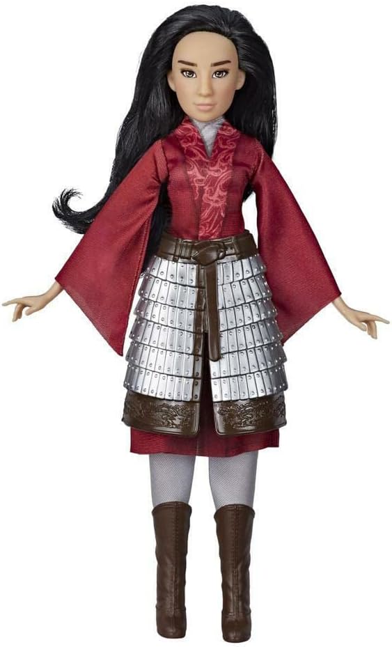 Disney Mulan Fashion Doll with Skirt Armor, Shoes, Pants, and Top, Inspired by Disney's Mulan Movie, Toy for Kids and Collectors