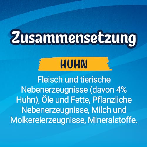 Felix Deli Moments, Cremiger Katzensnack mit Huhn, 44er Pack (44 x 10g)