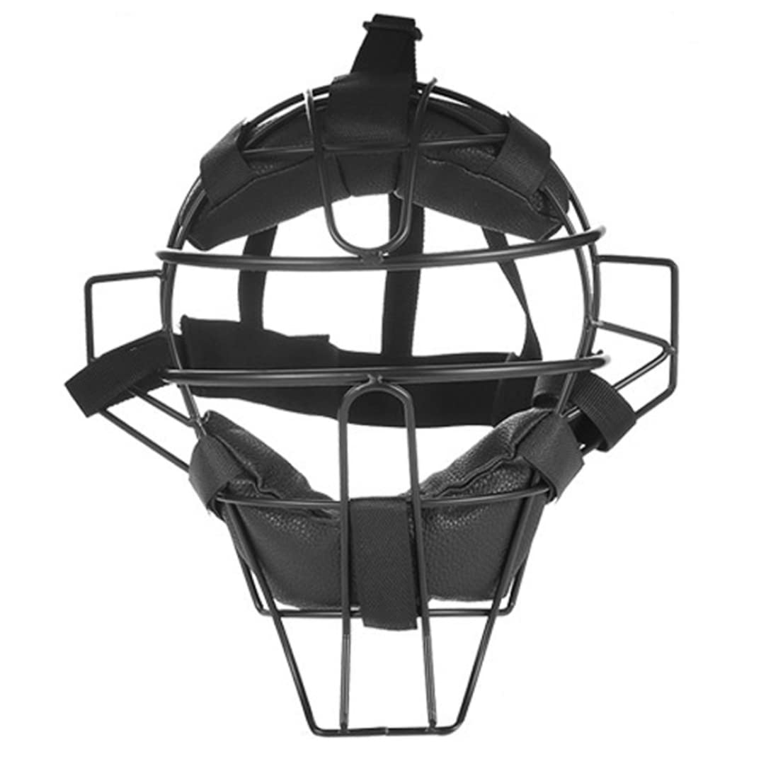 Masques de Receveur de Baseball, Couverture de Protection Contre Le Visage de Softball rembourré à Adulte, Masque de Garde de Gorge de Baseball léger, Casque de Receveur de Baseball pour