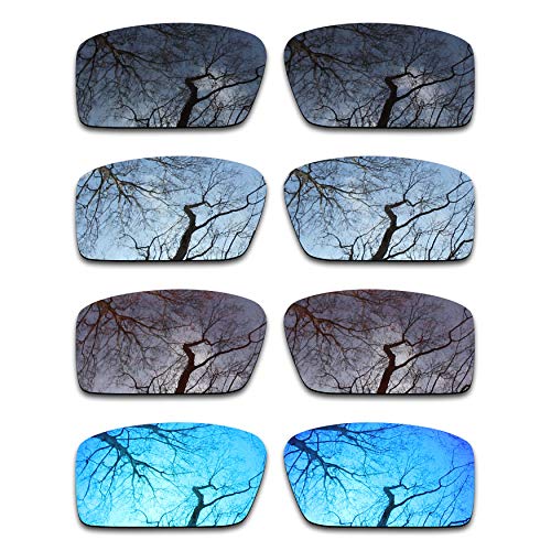 Set of 4 Polarized Replacement Lenses for Oakley Twitch Pack-BSBI1