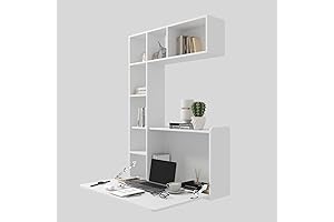 DMAITH Wall-Mounted Hidden Desk Cabinet: Maximize Space and Efficiency