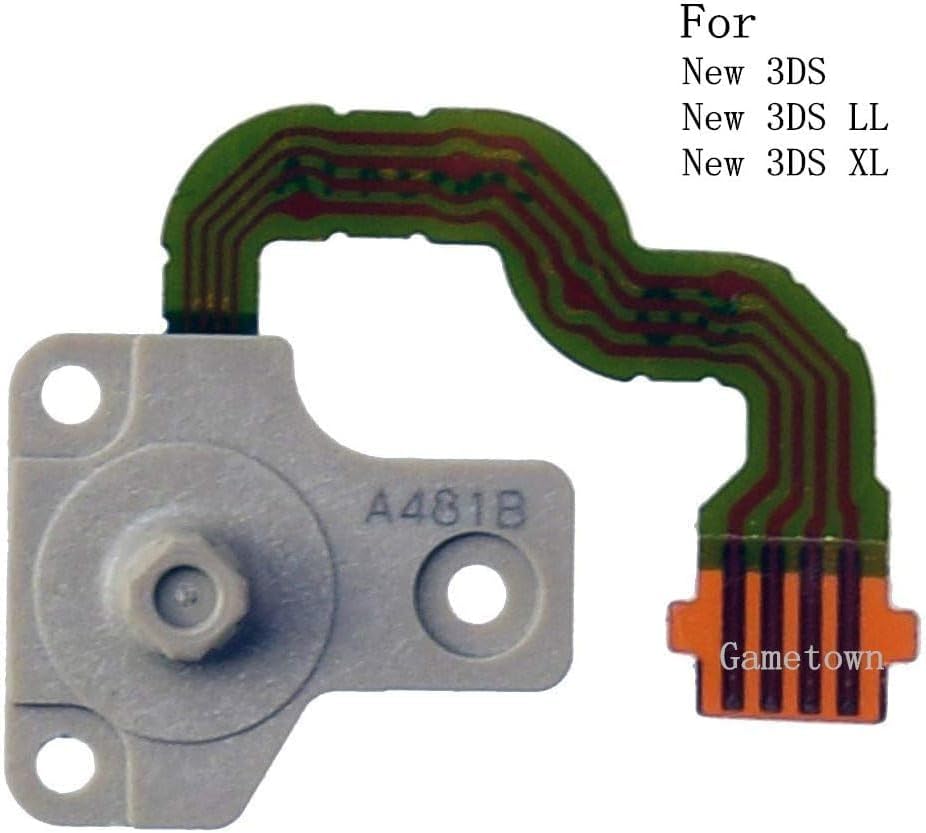 Lianxiaw New C-Stick Analog C Joystick Stick Ribbon Cable with Stick Cap Cover Replacement for New 3DS New 3DS XL LL-Light Grey, lainshaw-22