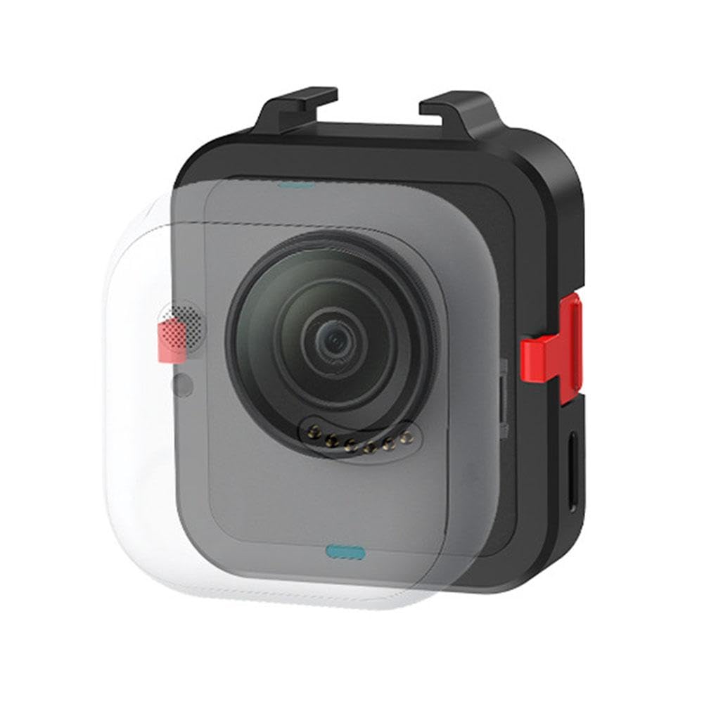 Dock di ricarica magnetico per Insta360 Go Ultra, batteria integrata da 450 mAh per una maggiore durata della batteria, supporto luci e microfoni espansione accessori e trasferimento dati con attacco