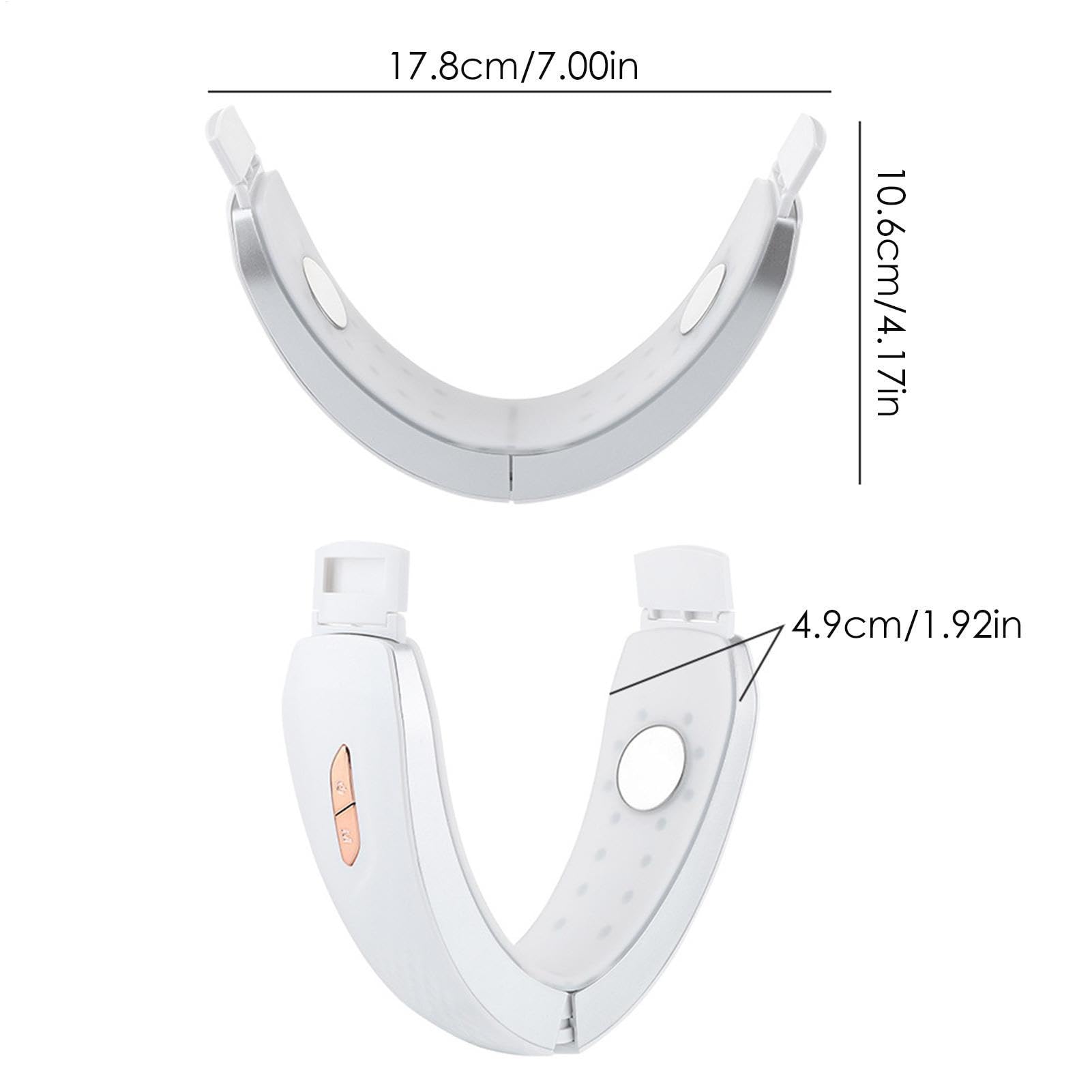 V Sfaccettatura elettrica Doppio mento, Massaggiatore viso elettrico V Face | Cinghia di sollevamento del massaggiatore facciale microcorrente per la pelle, c