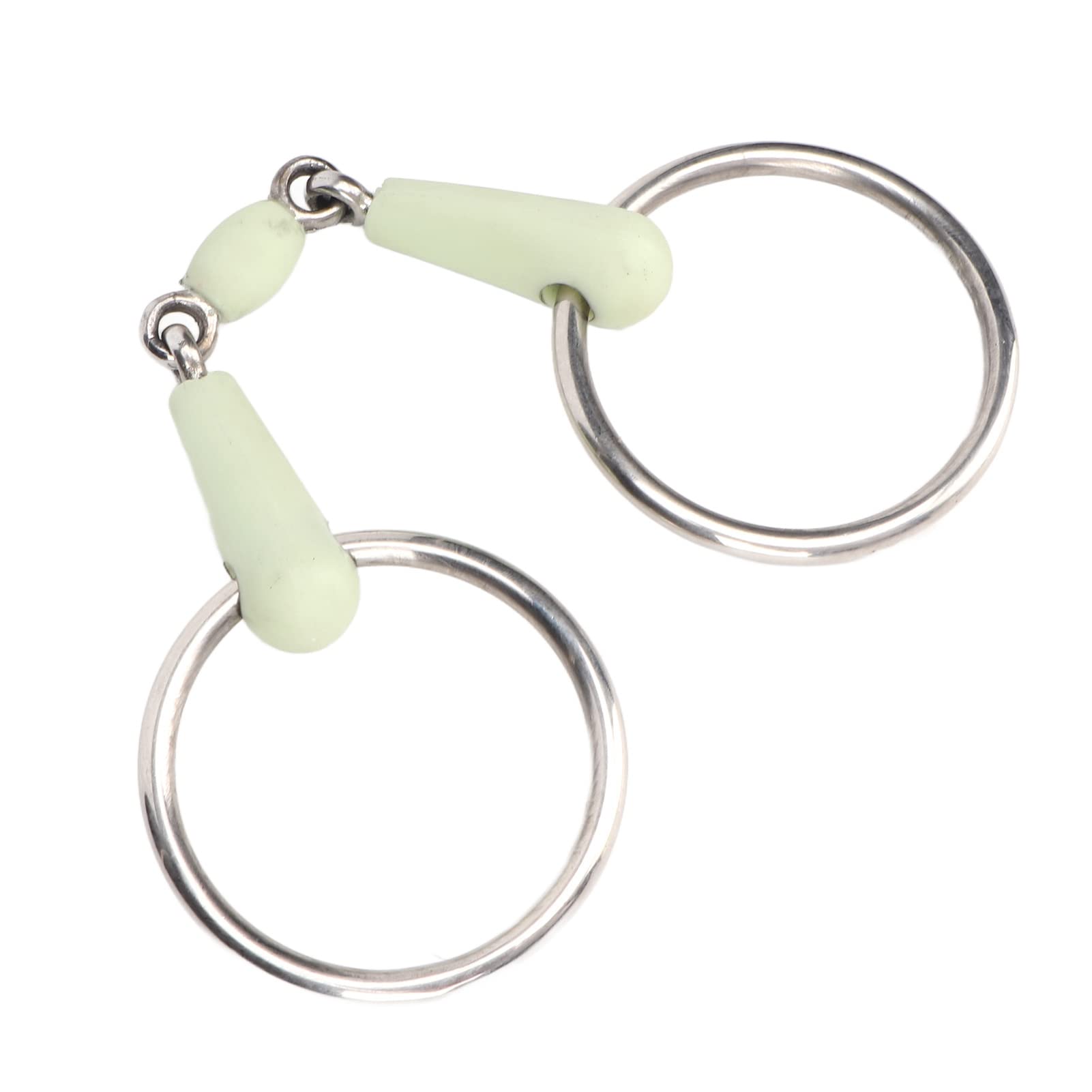 Embout à rouleau épais en acier inoxydable pour jeunes chevaux, embout buccal en fer doux pour le contrôle du cheval, 1 embout à bouche de cheval