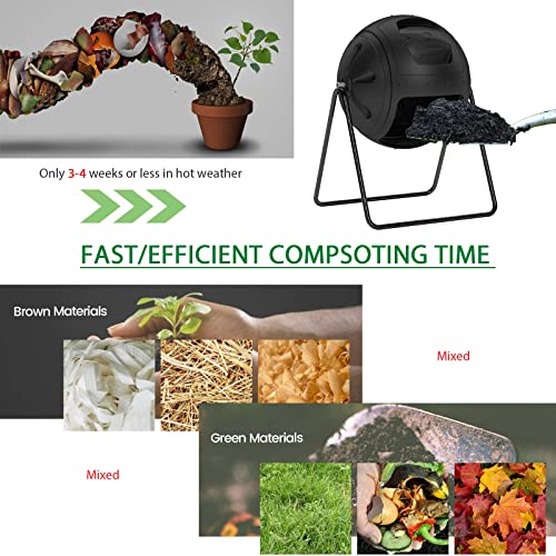 Multifunction-Garden-Tumbling-Composter-Heavy-Duty-Fast-Working-Compost-Bin-with-Easy-to-use-Drain-Plugs-to-Collect-LiquidBlack