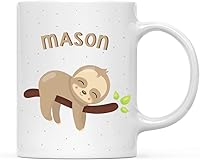 Vista 14 de Andaz Press Taza de chocolate caliente personalizada de 11 onzas para niños, cargador de retroexcavadora de camión de construcción amarilla, 1