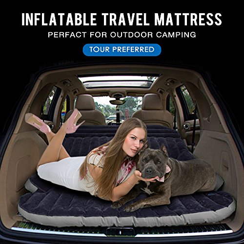 Hepburn's SUV Heavy-Duty Backseat Car Inflatable Travel Mattress for Camping/Perfect for Your Minivan