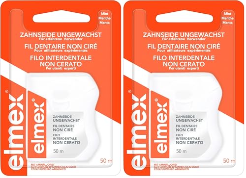 Elmex Filo Interdentale Non Cerato, 50 m (Confezione da 2)