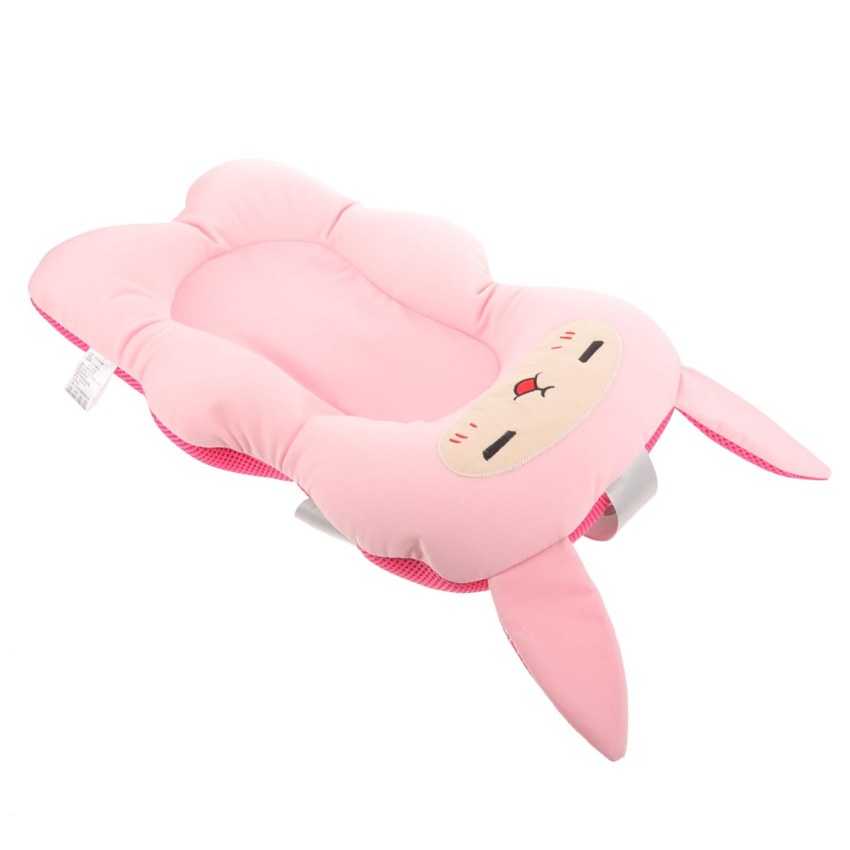 Totority Cushion Non-Skid Bathtub Support for Newborns Shower Mat Safe Material Floating Boy Girl Bath Cushion for Secure and Comfortable Bathing Bunny