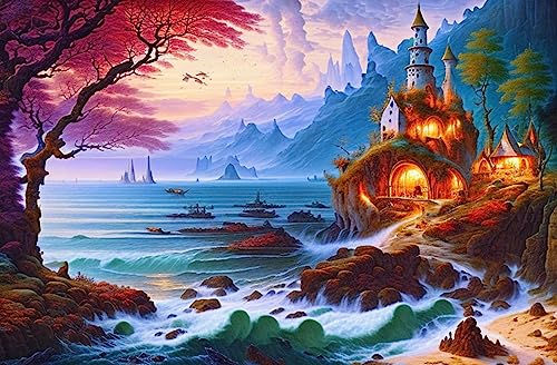 Posters sur toile de paysage mystique pour sublimer un salon moderne