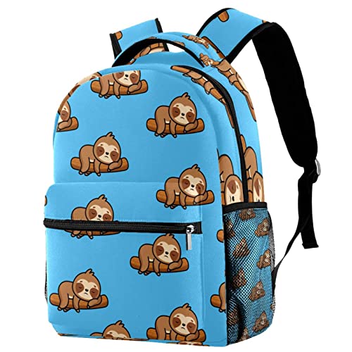 Sac à dos paresseux et palmiers léger pour femmes et adolescentes Couleur 3