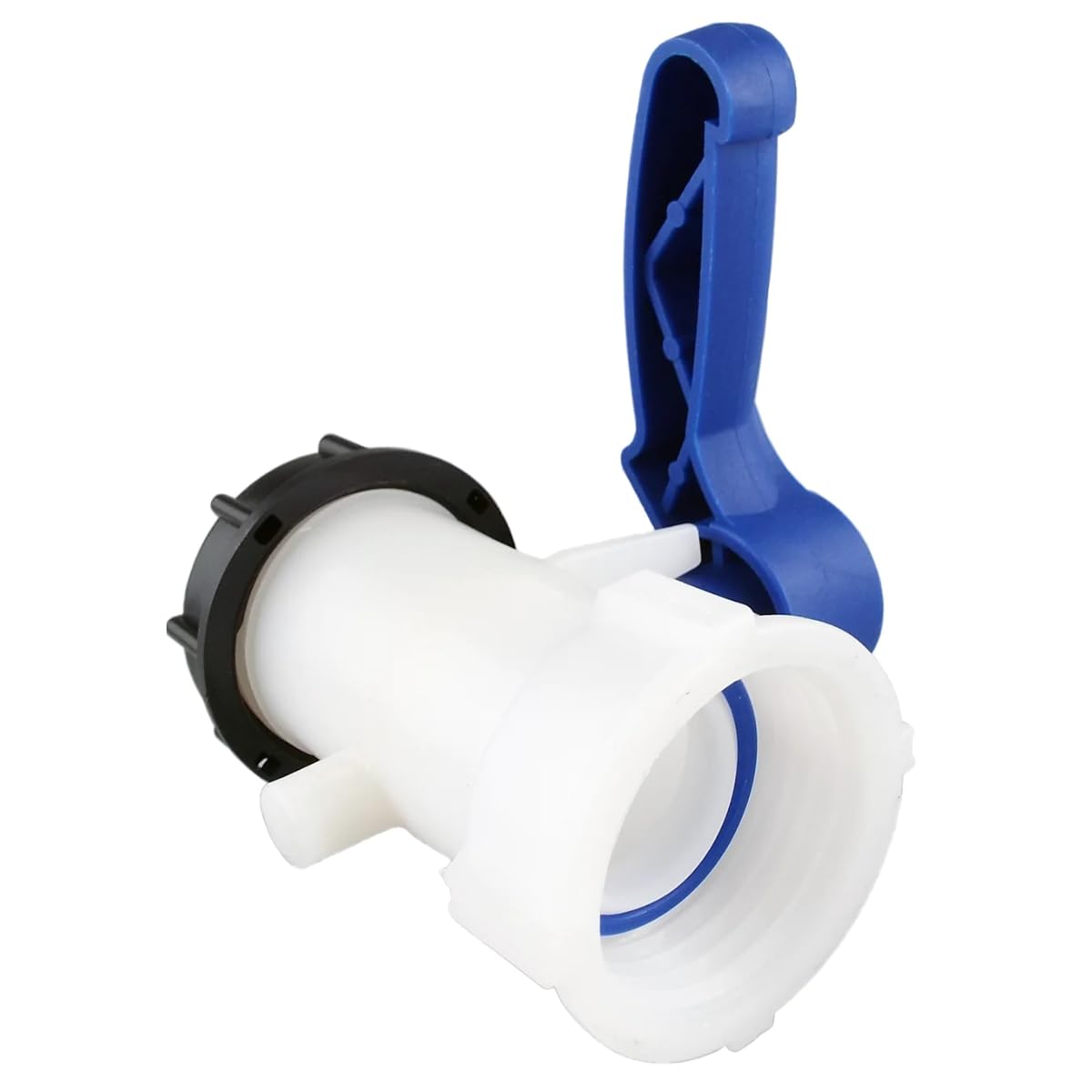 IBC Tank Fittings Selection - S60x6 & S100x6 Adapters - Male, Female, Threaded, Barbed, Valves, Spouts, MDPE Options (Valve 2" BSPM (S60x6)) — image 1