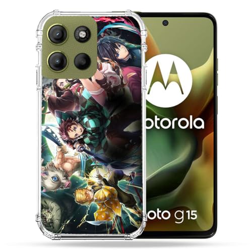 Coque Motorola G15 Demon Slayer pour le quotidien des fans