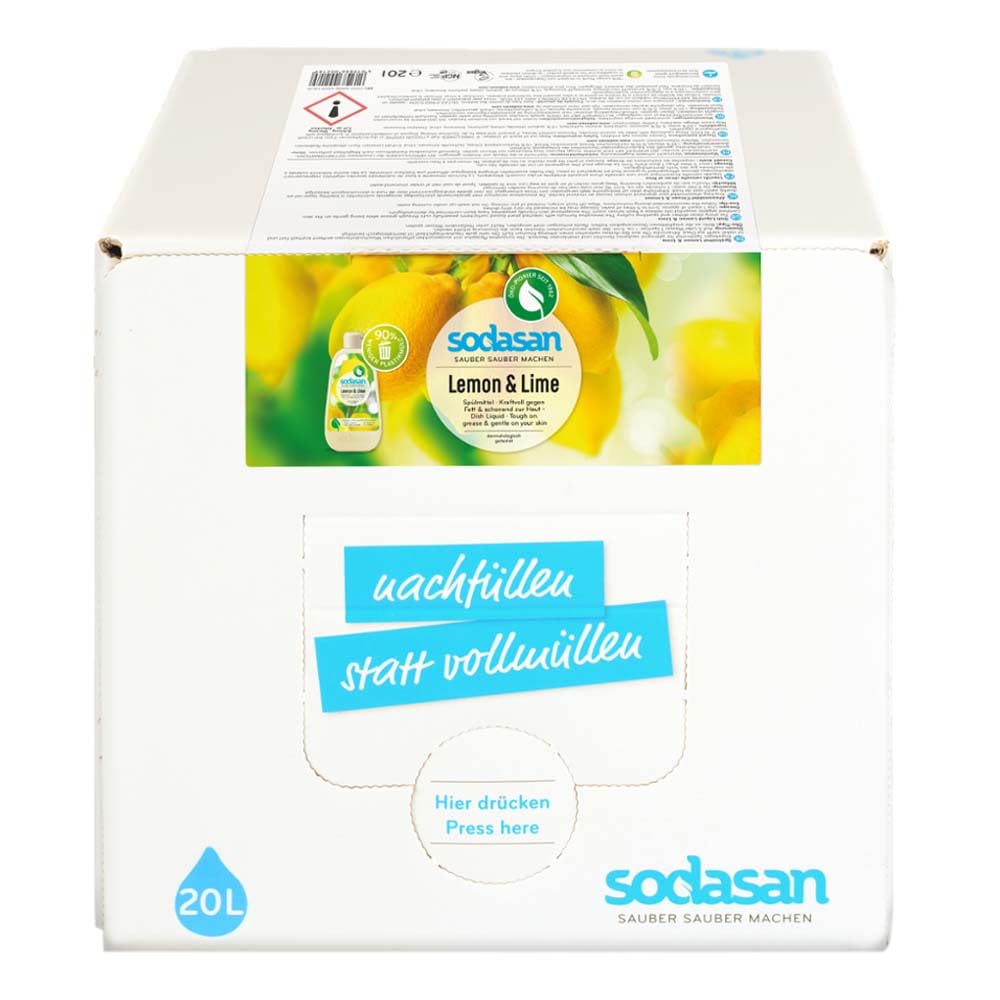 Sodasan Liquide vaisselle Citron 20 l.