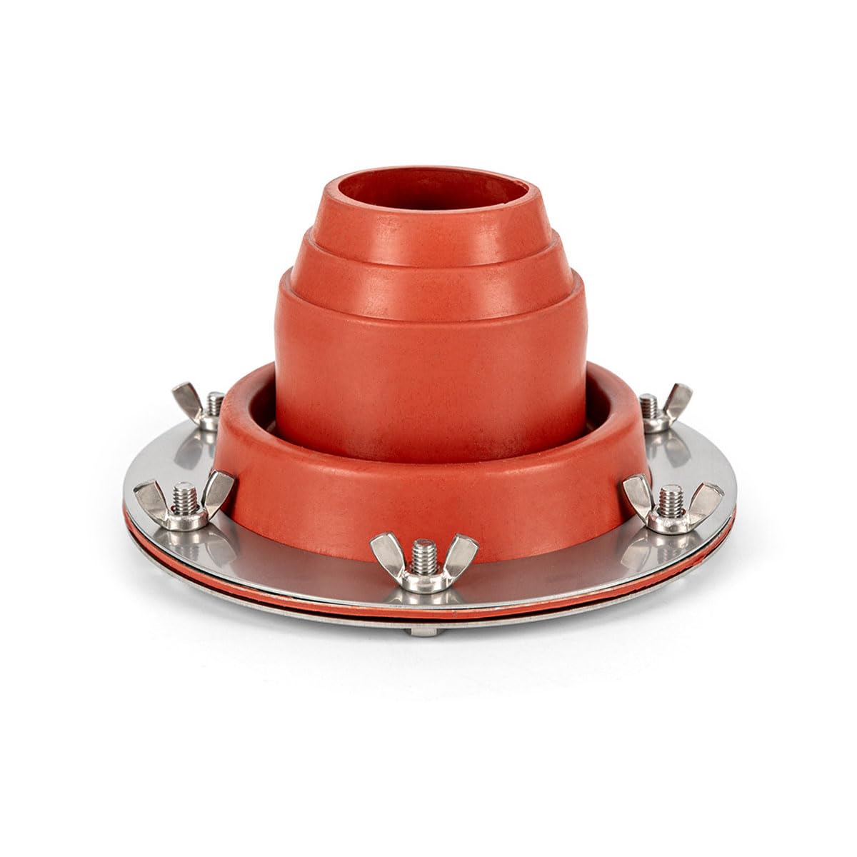 ACESOME Tent Flashing Kit, Heat Resistant Tent stove Jack Kit, with Silicone Pipe Resistant +Stainless Steel Base