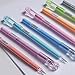 chosch Flower Diamond Tip Gel Ink Rollerball Pens, Extra Fine Point Pen (0.5mm),8 Colors, 8-Count (8)