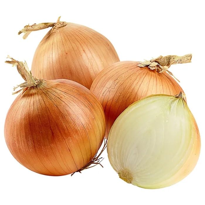 Yellow Onions, 5 lbs, Fresh and delicious for all your cooking needs, High in antioxidants, vitamin C, B6 and iron