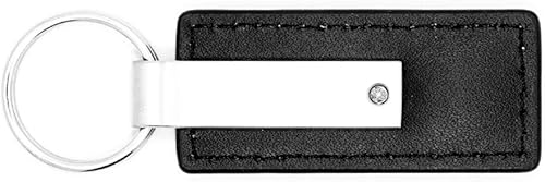 Miniatura 2 de Llavero de piel, color negro, para Dodge.