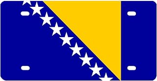 Bosnia and Herzegovina Flag License Plate Cover Car Accessories License Plate Shield Frame
