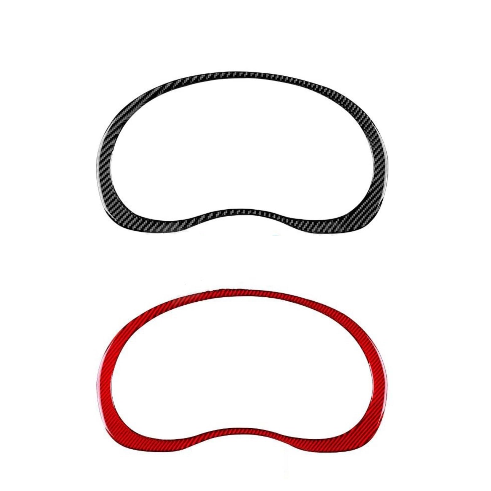 Decoration Auto Interior Compatible with Subaru for WRX 2015 2016 2017-2021 Car Real Carbon Fiber Sticker Speedometer Dashboard Gauge Cluster Trim Interior