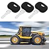ECSiNG 5PCS 14603 Ignition Starter Keys Compatible with New Holland Tractor Compatible with JCB Fastrac Tractor Heavy Equipment Construction Machinery Key #2