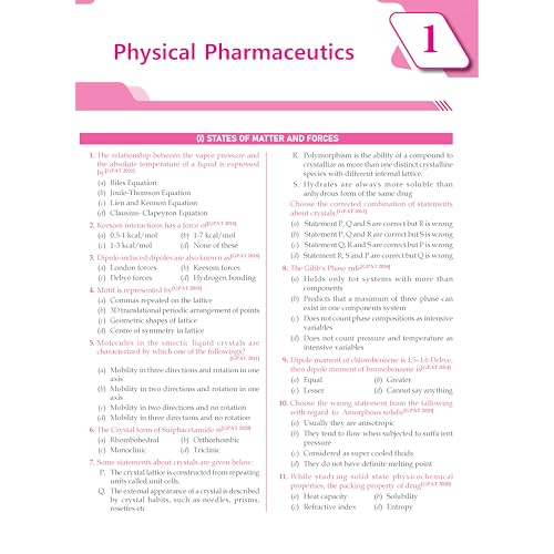 Image of PW Pharma 38 Years PYQs (2025 - 1988) GPAT Genius By Dr. Amit Verma | Complete Solution of Each Question with Answer Key | 4000+ MCQs | Subjectwise with Topicwise Division