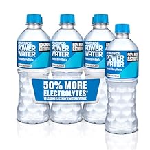 POWERADE Power Water Zero Sugar Mountain Berry Blast Flavored Electrolyte Water, 16.9 fl oz Bottles, 6 Pack