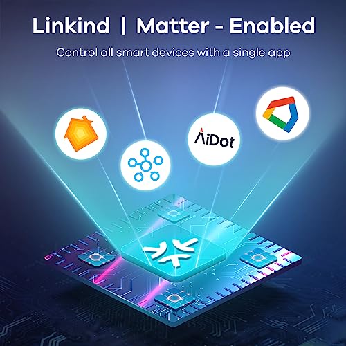 Linkind Matter Smart Rgbtw Bulb, Br30 Smart Light Bulbs, Led Color Changing Light Bulbs, E26 Flood Light Bulbs 650Lm 60W, Recessed Smart Bulbs Work With Google Home Alexa Apple Home Smartthings thumb #7