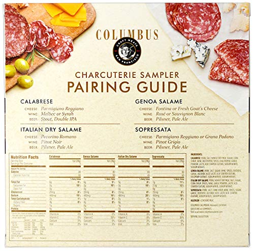 Columbus Sliced Charcuterie Sampler, 12 Ounce #TOP1