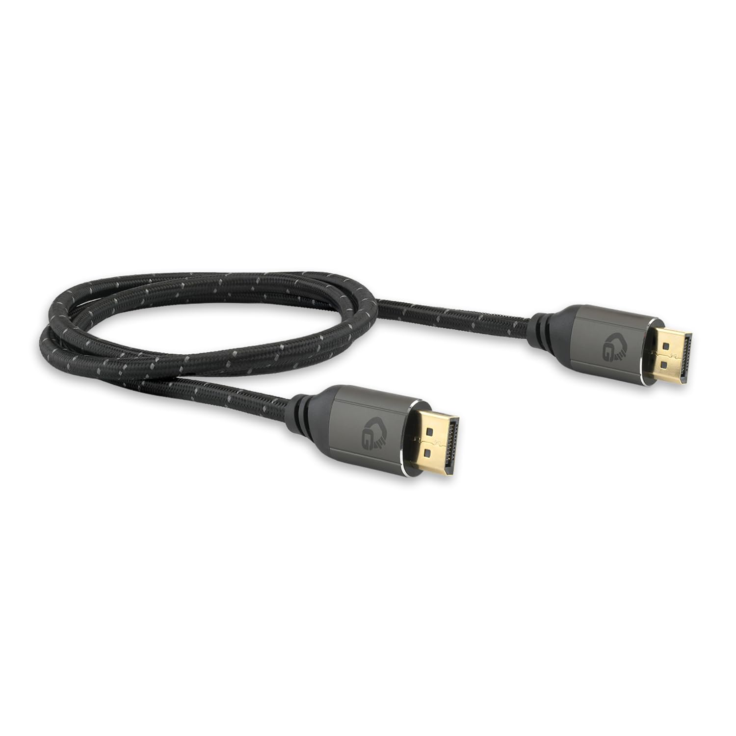 Câble DisplayPort 2.1 2,0 m - 80 Gbit/s UHBR20, 8K 240Hz, 4K 540Hz, HDR10, FreeSync, G-Sync, DSC, pour gamer, streamer et créateur haut de gamme