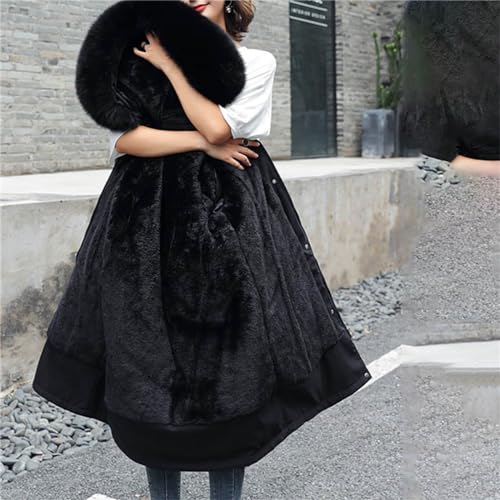 Generisch Black Friday Sale Winterjacke Damen Warm Lang Steppmantel Winter Mantel Steppjacke Parka Mit Kapuze Outdoorjacke Wintermantel Übergangsjacke Elegante Artikel Unter 1 Euro