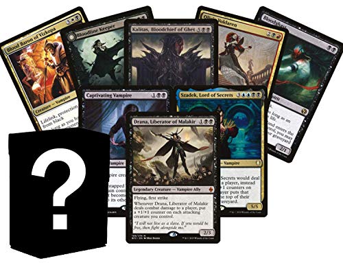 50 Magic Card Vampire Lot - 5 Rares/Mythics, 50 Common/Uncommon Vampires + Foils! Includes Custom Deckbox!
