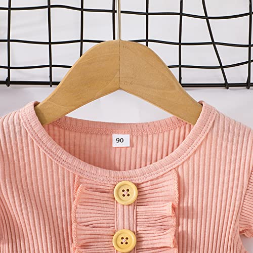 VINUOKER Toddler Girl Summer Floral Dress Baby Girls Sundress Girls Casual Clothes3