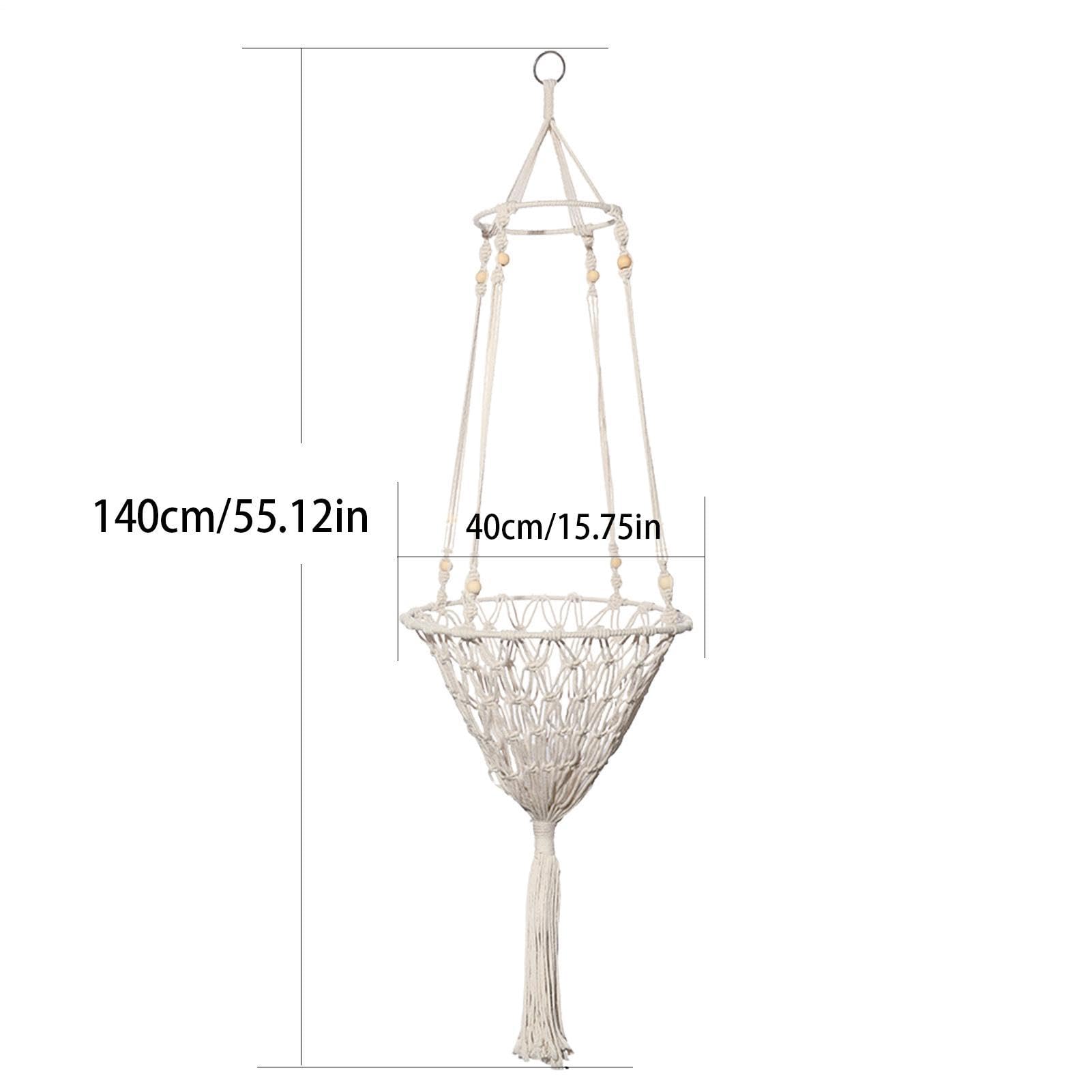 Katzenhängematte aus Baumwolle - Boho Macrame mit gemütlichem Tierbett | Kreative langlebige Indoor-Katzen im modernen Design zum Schlafen, Spielen, Klettern