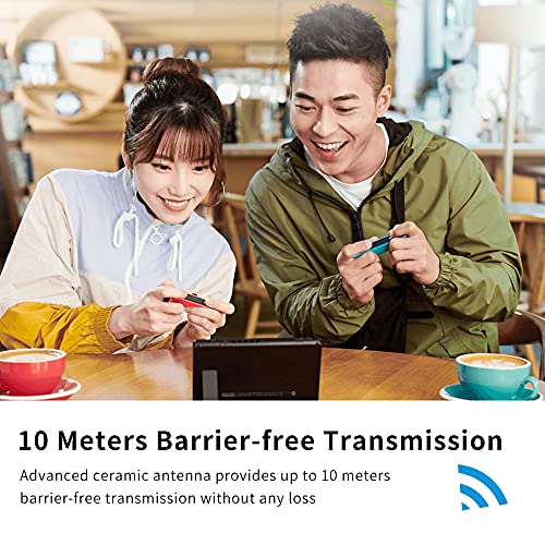 JSLING Adaptador Bluetooth Receptor transmissor Bluetooth com conector USB C para PC / telefones / P