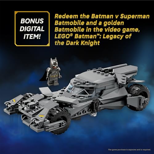 LEGO DC Batman: Batman v Superman Batmobile Building Blocks Set - Super Hero Toy for Kids, Boys & Girls, Ages 9+ - with Armored Minifigure & Golden Coin - Gift Idea for Birthdays - 76331 - Image 8