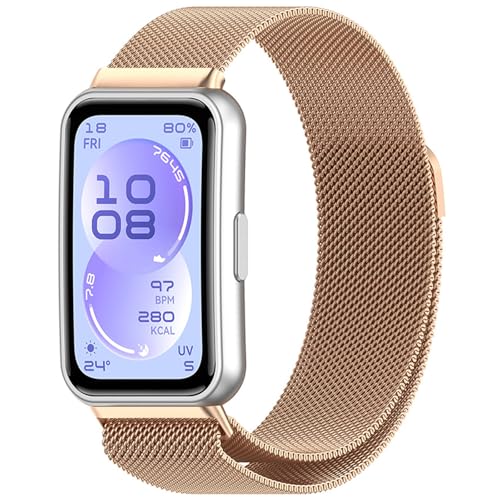 [LICHIFIT] for HUAWEI Band 11/11 NFC/11Pro/11pro NFC�p�o���h �x���g �ւ��o���h �ʋC�� �ϋv�� �X�|�[�c�o���h �A�N�Z�T���[(���[�Y�S�[���h)