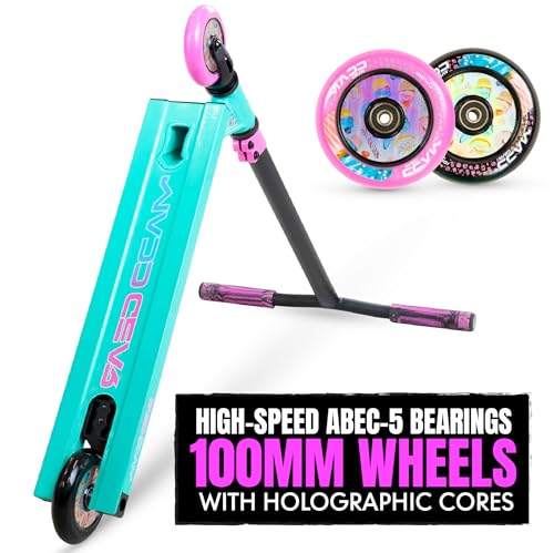 Image of Pro Stunt Trick Scooter for Kids Ages 5-12 - Lightweight Durable Freestyle Kick Scooter for Skatepark and Street - Easy Assembly - Madd Gear MG2