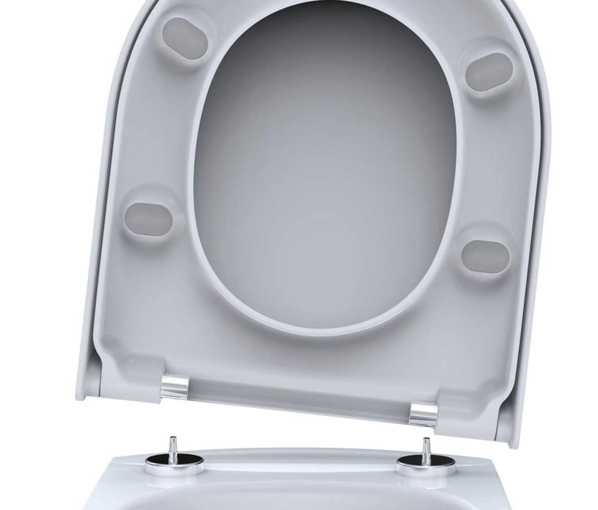 Toto Germany Pagette S 3 Asiento de Inodoro - para zu Duravit Starck 2, Starck 3, Darling Nuevo, Happy D - Blanco