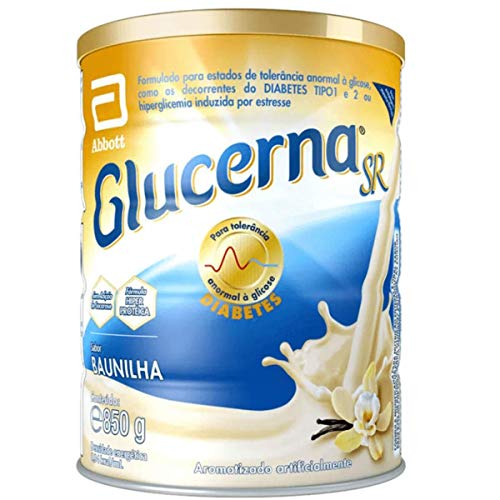 Glucerna em Pó 850g Sabor Baunilha - carboidrato de lenta absorção